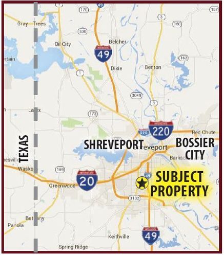 Goodwill Warehouse 115,000 +/- SF with 20 Acres: 6020 Linwood Ave, Shreveport, LA 71108